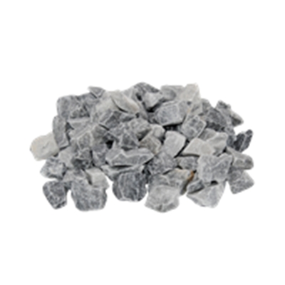 Gravier décoratif concassé Ice Blue Splitt 8-16mm sac 25kg Gris