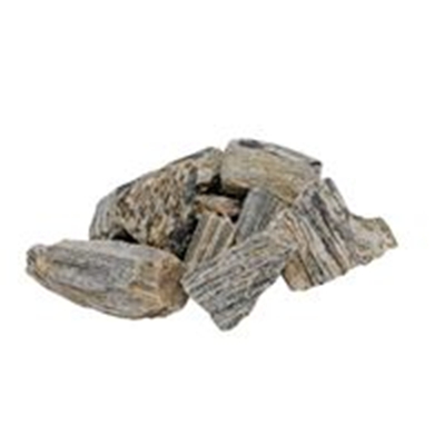 Gravier décoratif concassé Selda Woodstone Splitt 30-60 sac 20kg Gris Brun