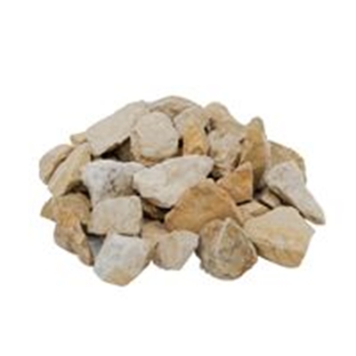 Gravier décoratif concassé Yellowsun Extra Splitt 8-16mm sac 25kg Beige
