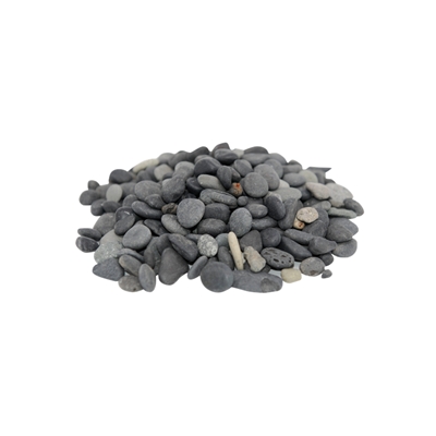 Gravier décoratif roulé Niagara Ice Blue Rondo 16-25mm sac 25kg Bleu-Gris