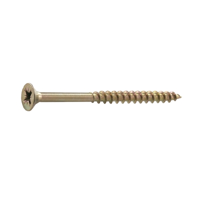 Vis bois-panneau T.F acier bichro. F.P PZ2 D. 5.0 x 70mm boîte de 100