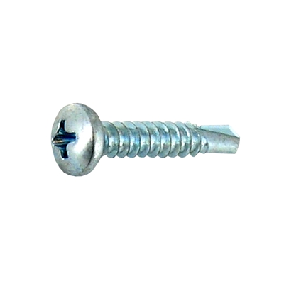 Vis autoperceuses T.C bombée acier zingué PZ2 D. 3.5 x 10mm boîte de 380