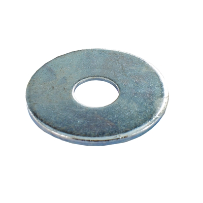 Rondelles plates très larges acier zingué D. 6mm boîte de 100