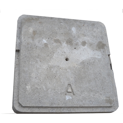 Couvercle beton arme emboitement 47 x 47cm ep. 50mm RC40 Legouez