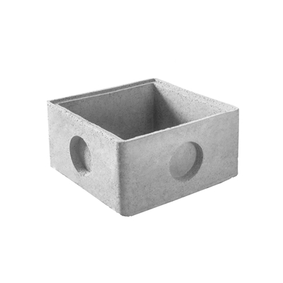 Regard beton emboitement seul 60 x 60cm ht. 30cm RM60 Legouez