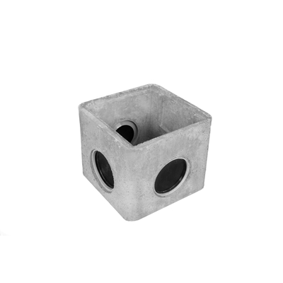 Regard béton seul à joints ht. 23cm 25 x 25cm int. RMJ25 Legouez