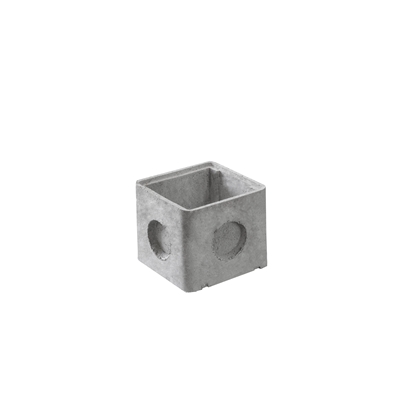 Rehausse beton emboitement 25 x 25cm ht.27cm RH25 Legouez