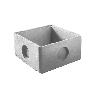 Rehausse beton emboitement 60 x 60cm ht.34cm RH60H34 Legouez