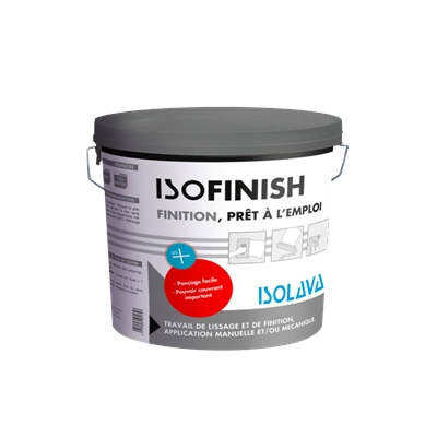 Enduit p/ joint pâte finition prêt à l'emploi Isofinish seau 16L