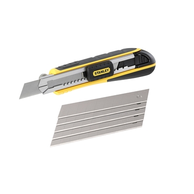 Cutter bi-matière à cartouche 18mm Fatmax + 6 lames