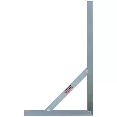 Equerre de maçon alu soudé embouts plastiques 100 x 60cm