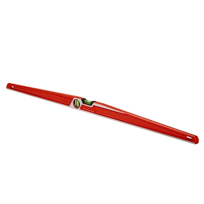Niveau alu trapézoidal 2 fioles antichocs MLH 100cm Orange