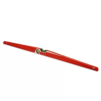 Niveau alu trapézoidal 2 fioles antichocs MLH 100cm Orange