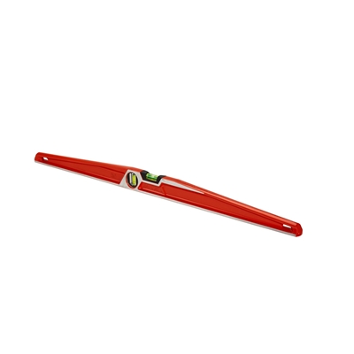 Niveau alu trapézoidal 2 fioles antichocs MLH 80cm Orange