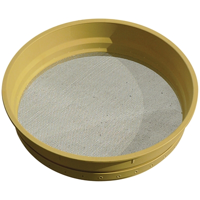 Tamis plastique Pro Tamiplast n°12 ht. 100mm D. 45cm Jaune