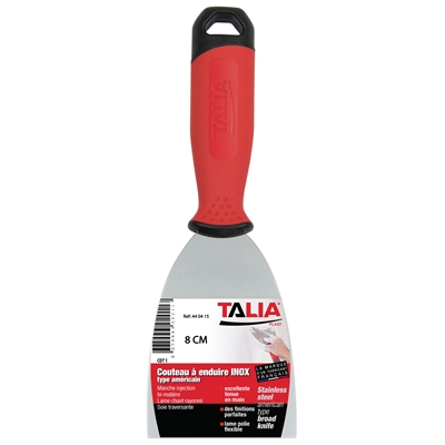 Couteau a enduire inox 80 mm