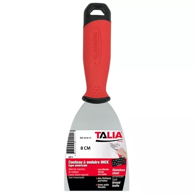 Couteau a enduire inox 80 mm