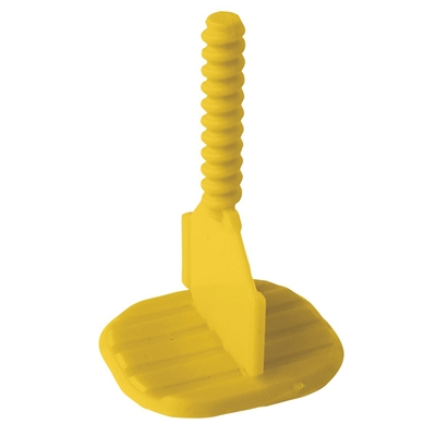 Croisillons autonivelants droits ép. 2mm p/ carreau 3 à 20mm Jaune seau de 200