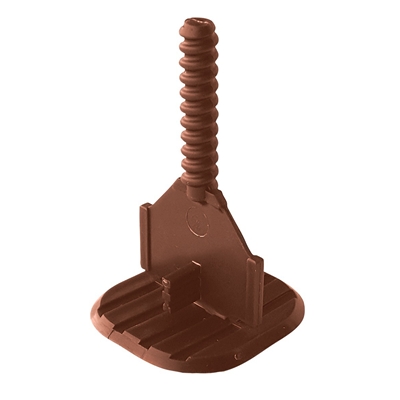 Croisillons autonivelants en T ép. 2mm p/ carreau 3 à 20mm Marron seau de 200