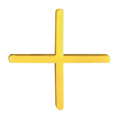 Croisillons plastiques p/ faïence 2.0mm sachet de 250