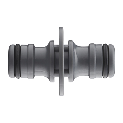 Jonction d'arrosage double plastique Aroz raccord automatique