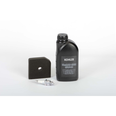 Kit entretien huile 0.5L + bougie + filtre à air p/ moteur Yamaha MZ80