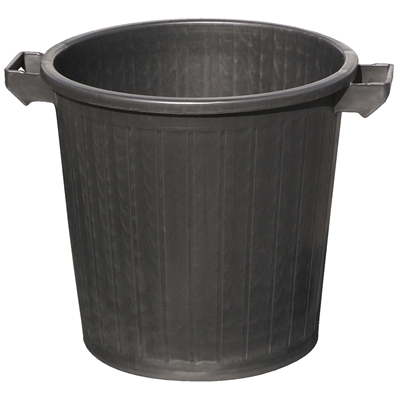 Poubelle de chantier 75 litres plastique