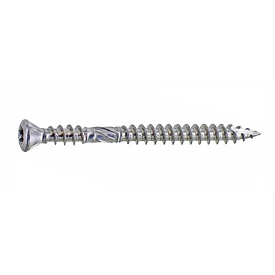 Vis terrasse T.F double filet inox A2 TX25 D. 5.0 x 60mm boîte de 200