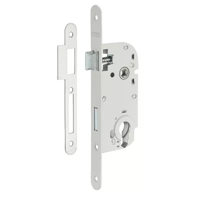 Boitier serrure cylindre 1 tour 3 cles e.70mm