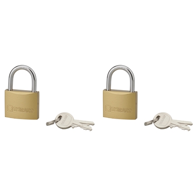 Jeu de 2 cadenas Match 1 anse acier 35mm 4 clés