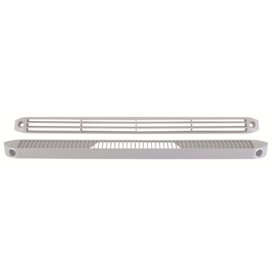 Entrée d'air en applique plastique multi-débit 15-22-30 m3/h 295 x 23mm Blanc