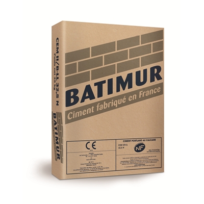 Ciment Gris Batimur i.pro CEM II/B-LL 32.5N NF sac 25kg