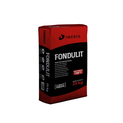 Mortier réfractaire Fondulit 1300° sac 25kg