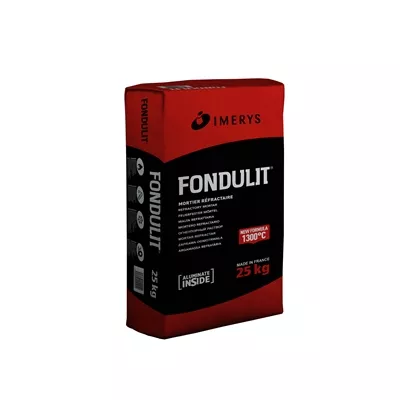 Mortier réfractaire Fondulit 1300° sac 25kg