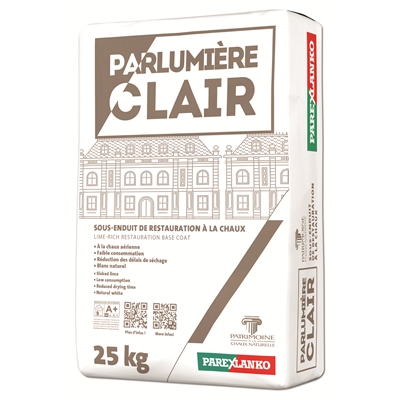 Corps d'enduit de restauration à la chaux Parlumière sac 25kg Clair