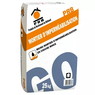 Micro mortier p/ paroi enterrée PRB Mortier d'Impermeabilisation sac 25kg Gris