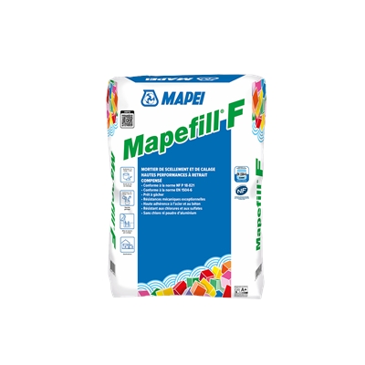 Mortier de scellement & calage haute performance Mapefill F sac 25kg Gris