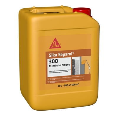 Agent de démoulage différé p/ béton Sika Séparol 300 Minérale Neuve (Décoffre Minéral) bidon 20L