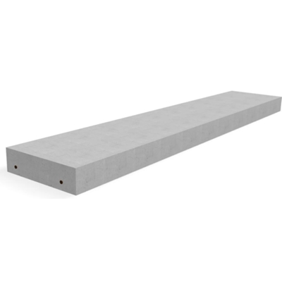 Prélinteau béton armé ép. 50mm x 15cm 1.20ml