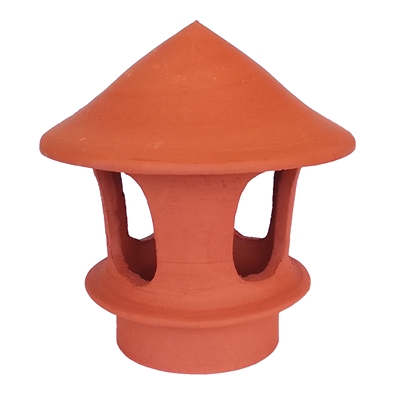 Lanterne mâle T.C D. 150mm emb. ext. LM2 Brute Rouge p/ mitre sans collerette