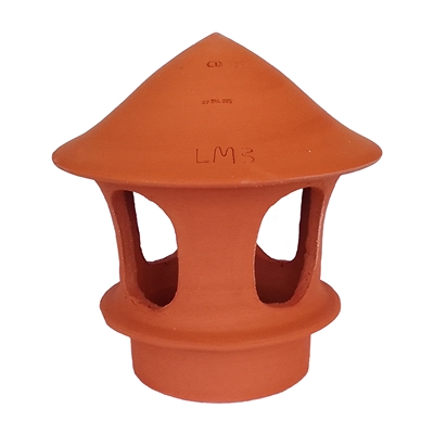Lanterne mâle T.C D. 170mm emb. ext. LM3 Brute Rouge p/ mitre sans collerette