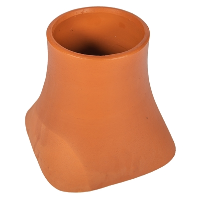 Mitre sans collerette T.C ht. 330mm D. 180mm ext. SC20 Brute Rouge p/ boisseau 20 x 20cm