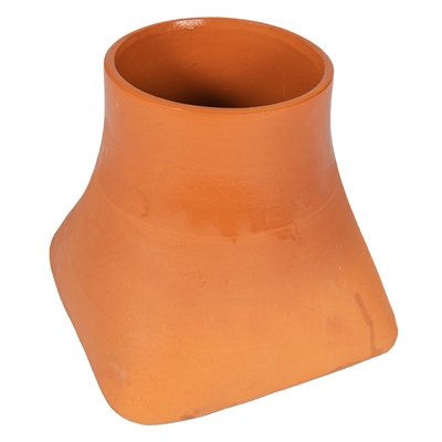 Mitre sans collerette T.C ht. 330mm D. 200mm ext. SC25 Brute Rouge p/ boisseau 25 x 25cm