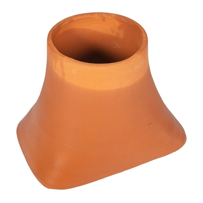 Mitre sans collerette T.C ht. 330mm D. 220mm ext. SC40 Brute Rouge p/ boisseau 20 x 40cm