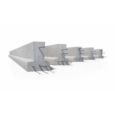 Poutrelle précontrainte béton LS S137 (sans étai) ht. 130mm 4.60ml