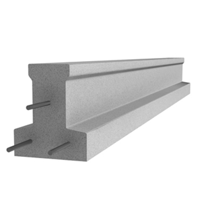 Poutrelle précontrainte béton LX12 AE X113 ht. 114mm 1.40ml