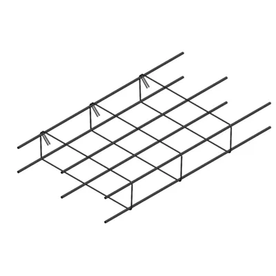 Armature acier de fondation semelle renforcée F68 35 x 15cm (6HA8) E= 30cm 6.00ml