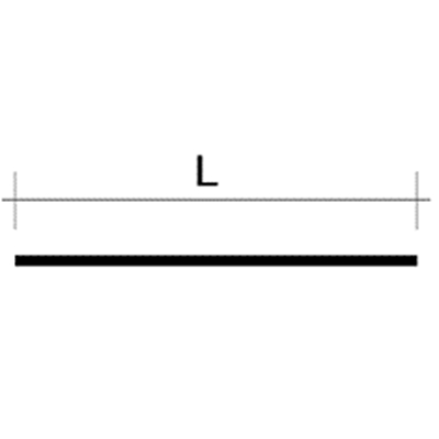 Armature acier chapeau de rive droit CD10140 D. 10mm 140cm
