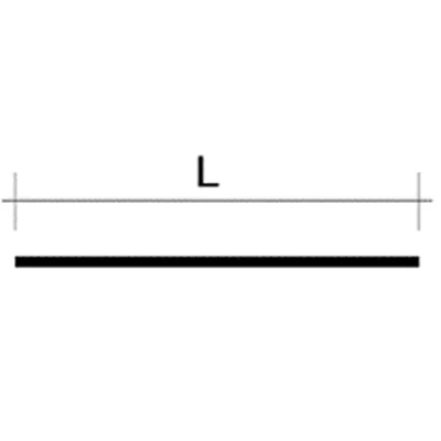 Armature acier chapeau de rive droit CD10140 D. 10mm 140cm
