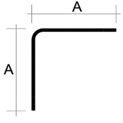 Armature acier de liaison équerre simple EQ1060 HA10 60 x 60cm p/ semelle renforcée